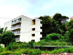 放置された建物